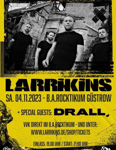 DRALL LIVE MIT LARRIKINS IN B.A.ROCKTIKUM GÜSTROW